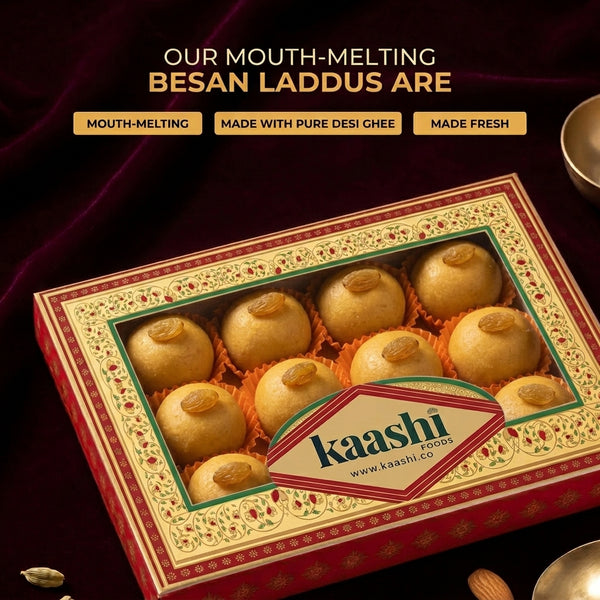 Mouth-melting Besan Laddu