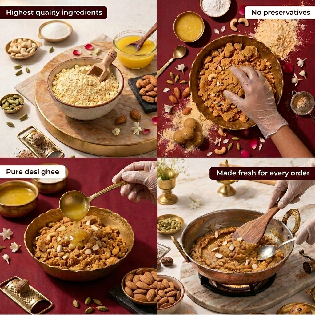 Mouth-melting Besan Laddu