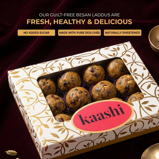 Guilt-free besan laddu