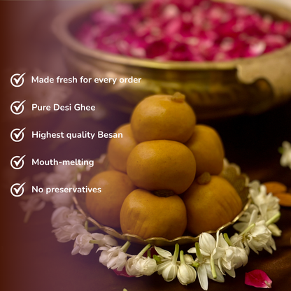 Mouth-melting Besan Laddu