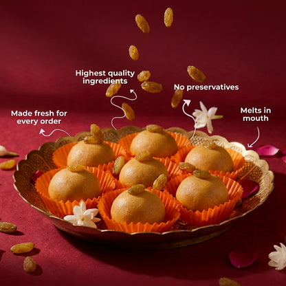 Mouth-melting Besan Laddu